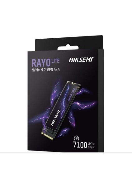 Rayo Lite 1tb Gen4 M.2 Nvme 3D Nand Ssd, Ultra Hızlı Pcıe Gen4 Hızları Okuma: 7000 Mb/sn, Yazma: 6000 Mb/s modelleri