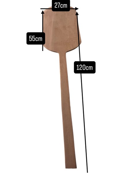 Doğal Kayın Fırın Küreği – 27X55X120 cm | Hamuru Uçur, Lezzeti Yakala !!!