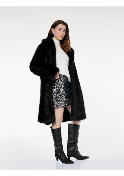 Pullu Payetli Slim Fit Mini A Kesim Abiye Etek fiyatları