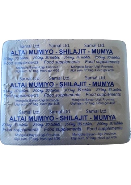 Saf Mumiyo 30'lu Tablet fiyatları