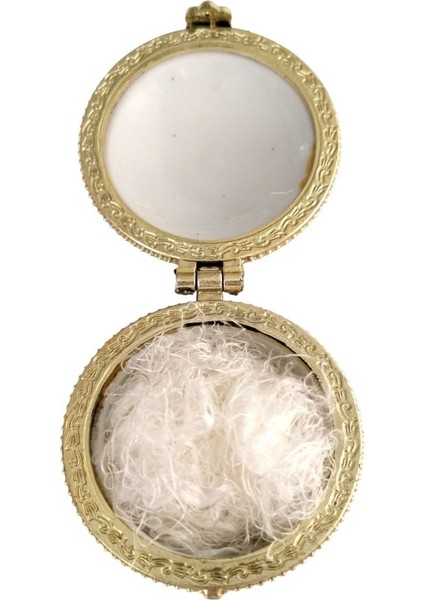 Porselen işlemeli likalı hokka, şık kaliteli zarif hokka, mürekkep kutusu, yuvarlak No:2 fiyatları