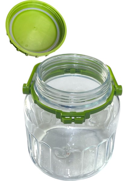 Sızdırmaz Hava Almaz Tombul Cam Kavanoz Çay Şeker Bakliyat Turşu Erzak Saklama Kavanozu 2, fırsatları