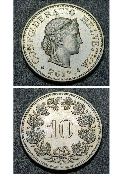 3996368F3E0358CA8E 2017 Isviçre 10RAPPEN B Çil Eski Yabancı Madeni Para