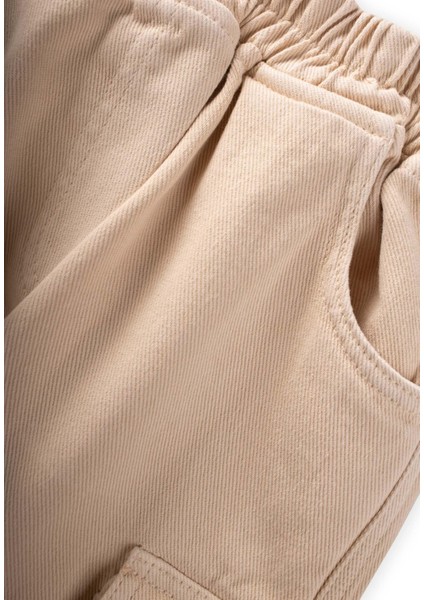 Gabardin Kargo Pantolon 2-7 Yaş Bej modelleri