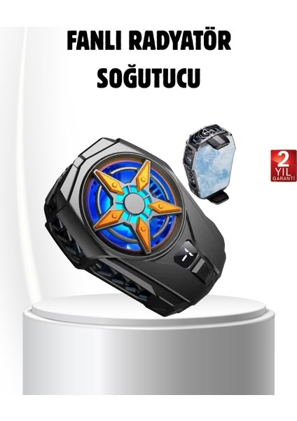 Oyun Telefonu Soğutucu Fan – Şarjlı, Sessiz ve Kompakt Soğutma Cihazı