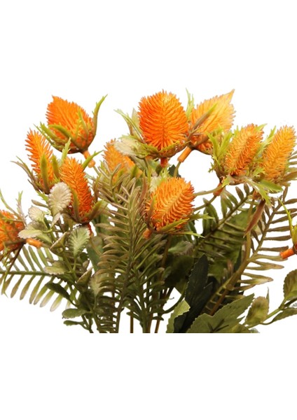 Yapay Dikenli Bitki Yapay Çiçek Turuncu 35 cm fiyatları