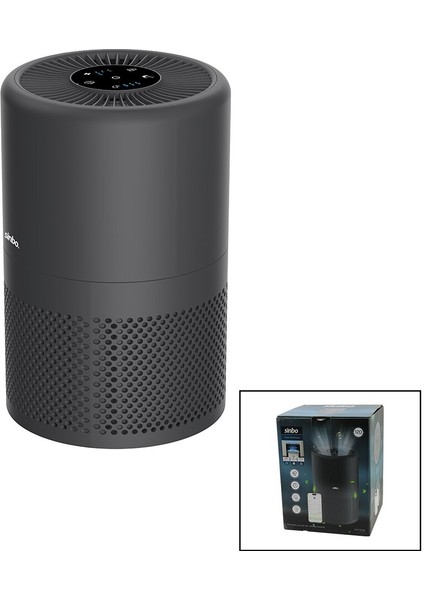 Hava Temizleme Cihazı 3 Kademe Filtreleme Otomatik Fan Uv Aydınlatma Sessiz Uyku Mod Wifi Uzaktan Kontrol SAP-5508 (5051)