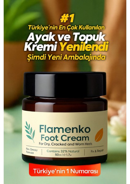 Flamenko Ayak Topuk Çatlak Tamir Kremi 50ML