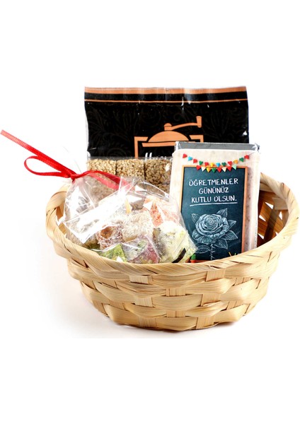 Öğretmenler Günü Hediyesi Hasır Sepette Lezzet Şöleni - 1