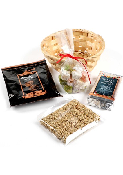 Öğretmenler Günü Hediyesi Hasır Sepette Lezzet Şöleni - 1 fiyatları