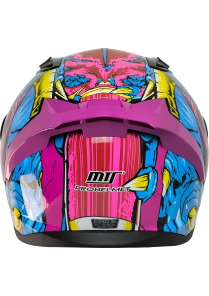 Motosiklet Kadın Kaskı Ecer 22.R06 Sertifikalı Double Vizör Full Face Kask Gongju fiyatları