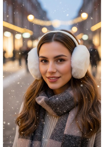 Peluş Katlanabilir Yumuşak Dokulu Kulaklık