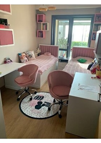 Koket Çalışma Sandalyesi Modern Tasarım Sünger Oturum 60 cm Metal Ayak indirimleri