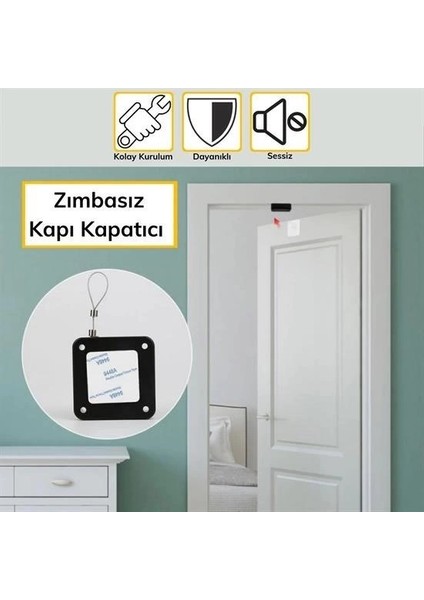 Yangına Dayanıklı Sıva Üstü Tüm Kapılar Için Uygun Otomatik Kapanan Hızlı Otomatik Kapı Kapa modelleri