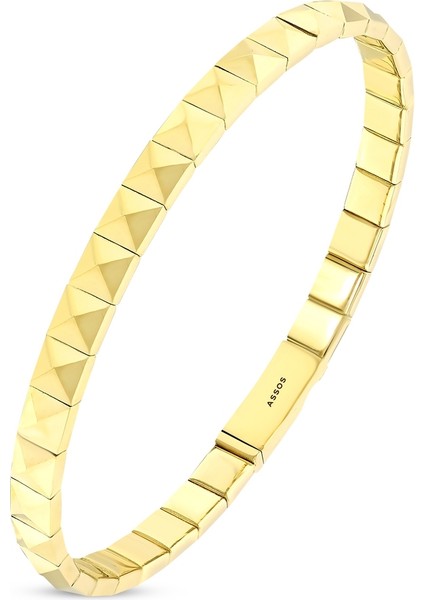 Altın Tasarım Kelepçe - 14K