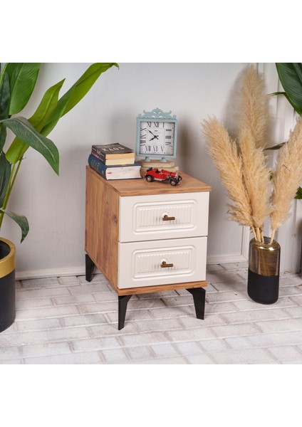 Slope 2 Çekmeceli Mdf Komodin