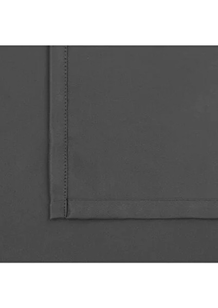 Füme Kornişli Blackout Karartma Saten Perde Enxboy modelleri