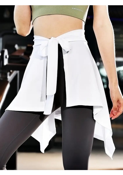 Pratik Bağlanır Etek-Plaj Etek-Fitness Etek-Gym Etek-Koşu Etek-Paltes-Yoga Etek-Bağcıklı Şal