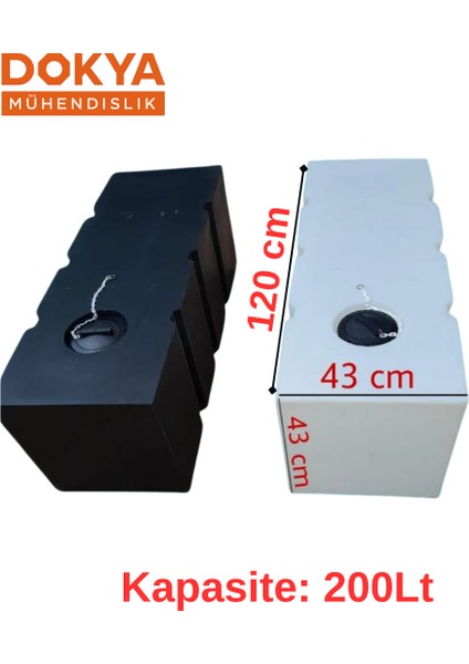 Karavan 200 Lt Temiz Su Deposu