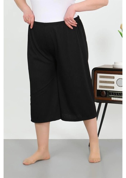 Kadın Büyük Beden Bürümcük Kapri modelleri