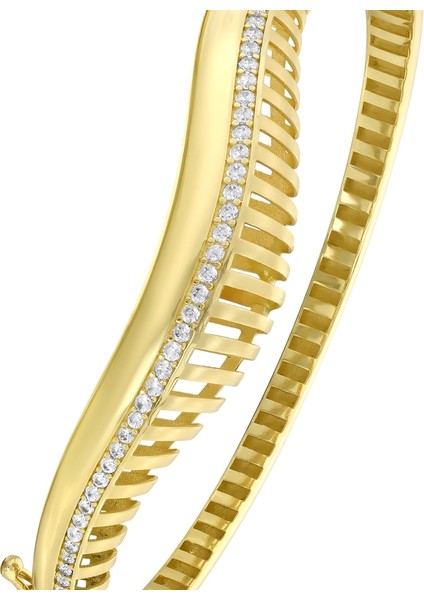 Tasarım Altın Kelepçe - 14K