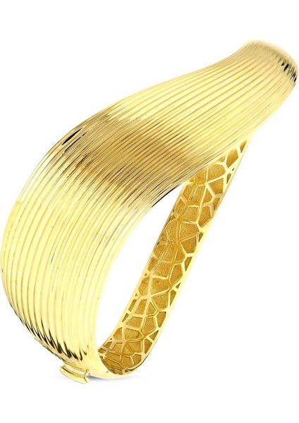 Altın Tasarım Kelepçe - 14K