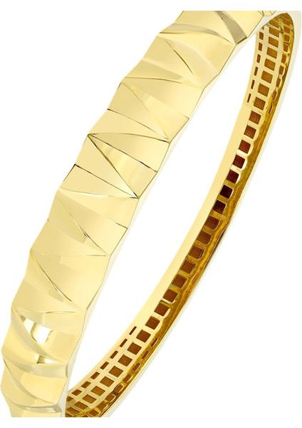 Tasarım Altın Kelepçe - 14K