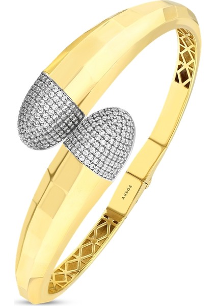 Tasarım Altın Kelepçe - 14K