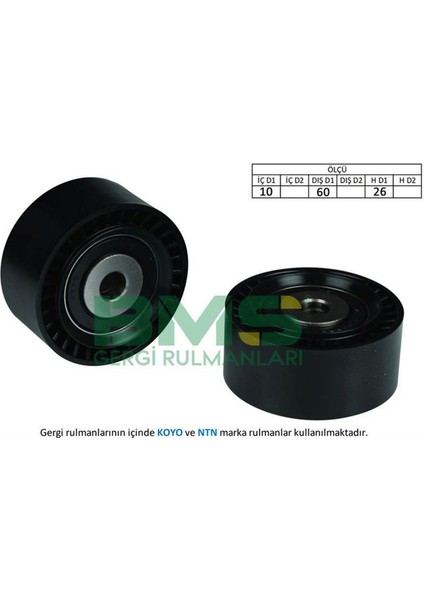 Mtxdpn Alternatör Gergi Rulmani Partner-Berlingo 1.4-1.6 16V-P206 1.4 16V-P307-C4 1.6 16V-BIPPER-NEMO 1.4