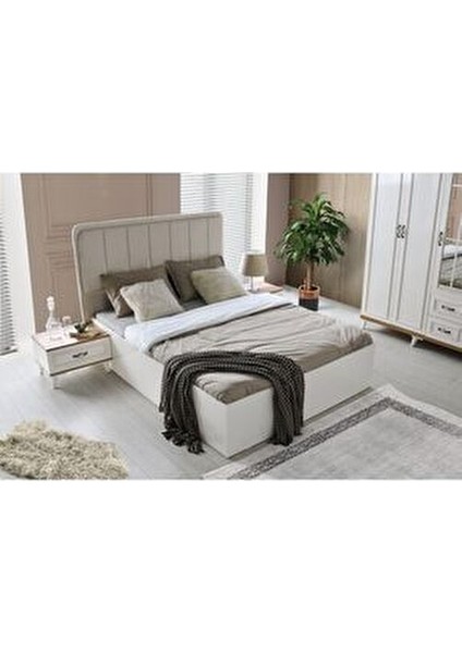 Çınar 5 Kapılı Yatak Odası Suntalam Malzeme Country Tasarım Modern Renk Aytaşı-Ceviz