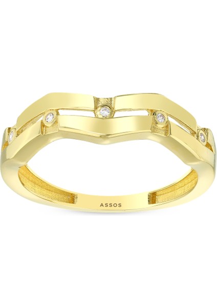 Tasarım Altın Yüzük - 14K