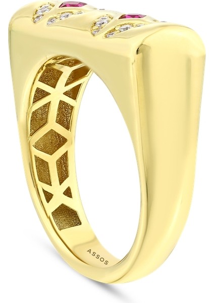 Altın Tasarım Yüzük - 14K