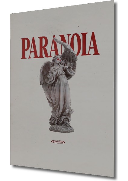 Melek Heykel Paranoia Ahşap Mdf Dekoratif Ev/işyeri Duvar Tablo Dikdörtgen Ev/işyeri Duvar Tablo fiyatları