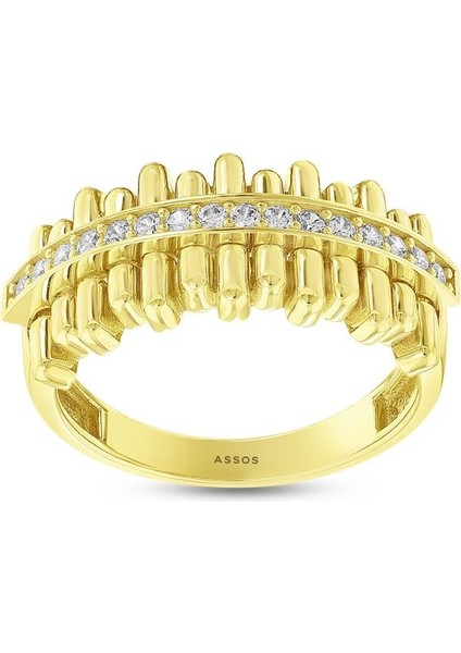 Tasarım Altın Yüzük - 14K