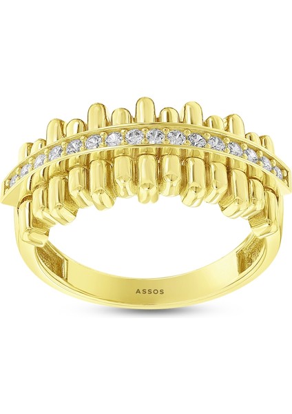 Tasarım Altın Yüzük - 14K