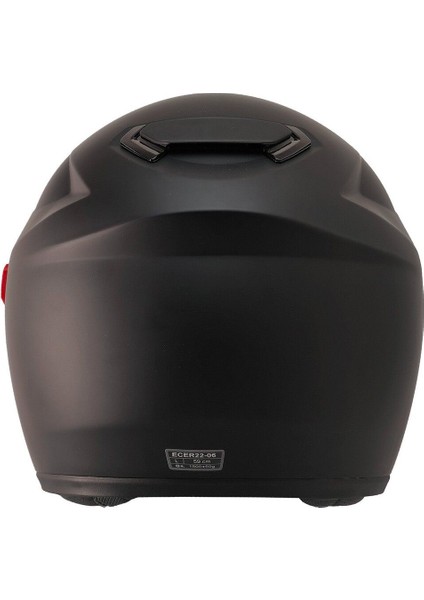 Motosiklet Kaskı Ce Sertifikalı Güneş Vizörlü Full Face Mat Black Kask modelleri