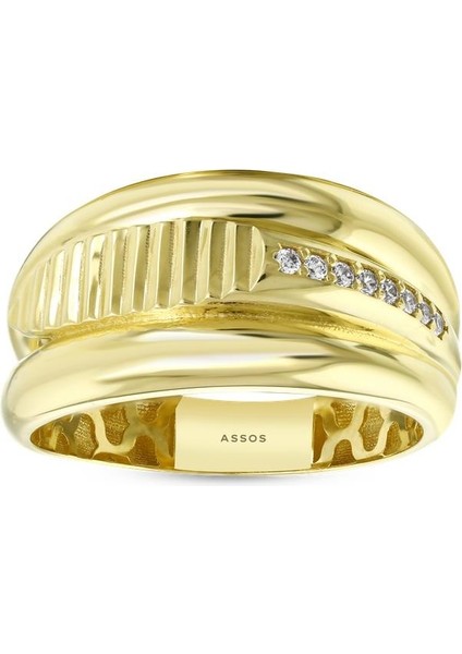 Altın Tasarım Yüzük - 14K