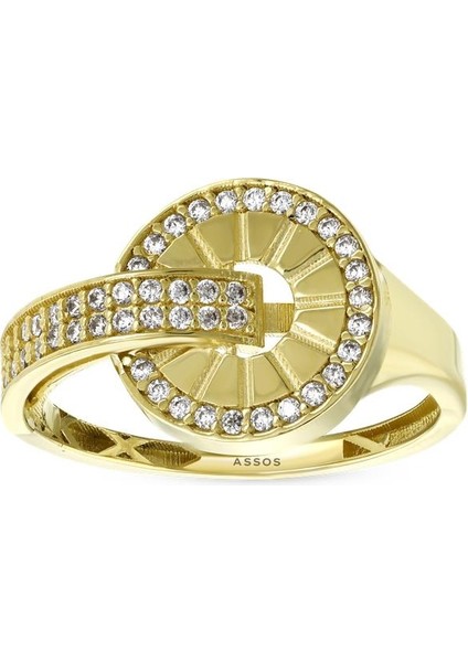 Altın Tasarım Yüzük - 14K