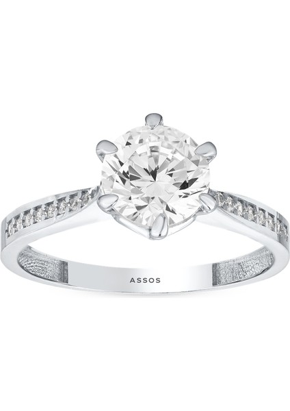 Altın Tektaş Yüzük - 14K