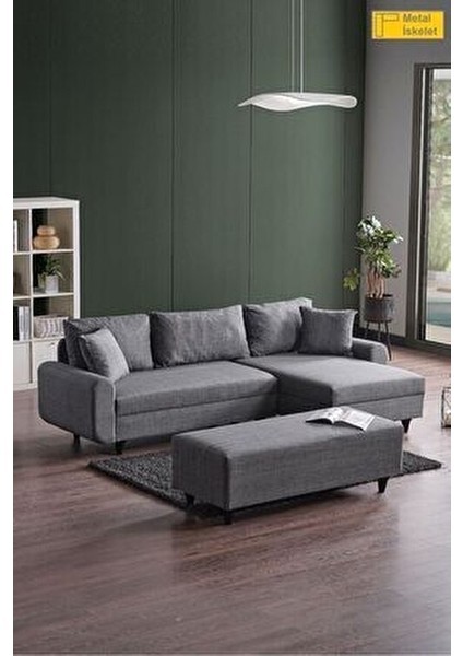 Eviana Corner Flavia Puf Şık Tasarım ve Konforlu Kullanım İçin Eşsiz Seçim fiyatları