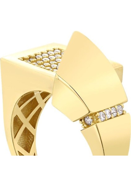 Tasarım Altın Yüzük - 14K