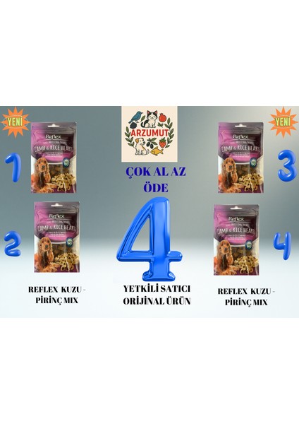 Semı-Moıst Ödül Maması Kuzu&pirinç Kalpli - 4 Adet