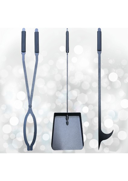 Şömine Seti Kürek Maşa Ateş Demiri Takımı Soba Şömine Aksesuar Set fiyatları