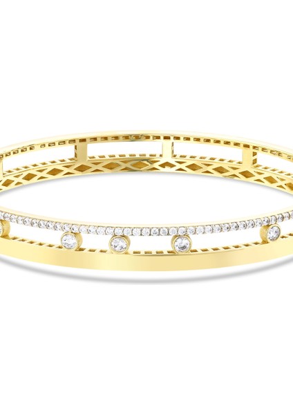 Tasarım Altın Kelepçe - 14K