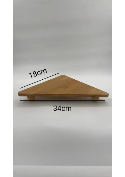 Bambu Top Ayaklı Üçgen Stant, Sunum Tahtası (18X34) fiyatları