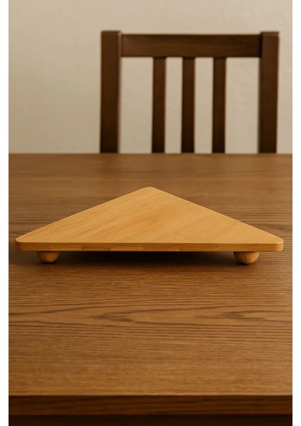 Bambu Top Ayaklı Üçgen Stant, Sunum Tahtası (18X34) modelleri