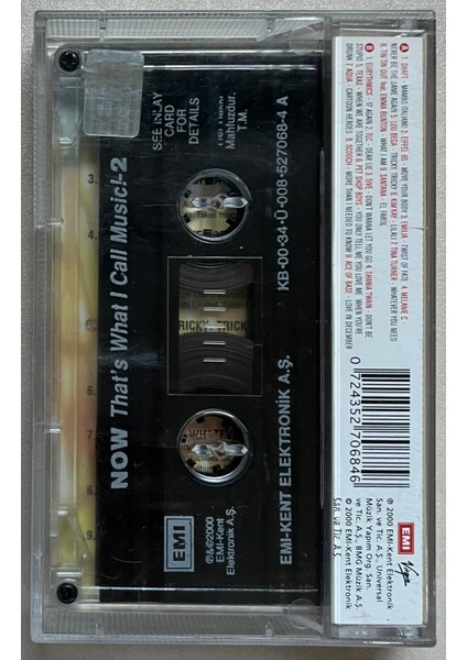 Now That's What I Call Music 2 Kaset (Orijinal Dönem Baskı Kaset) fiyatları
