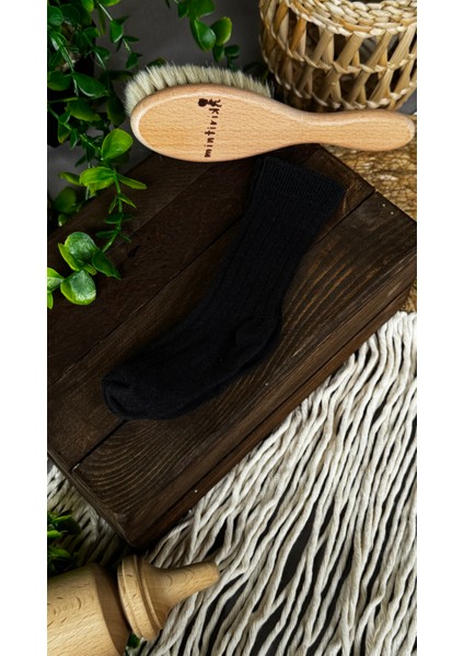 Fitilli Dizaltı Pamuk Çorap