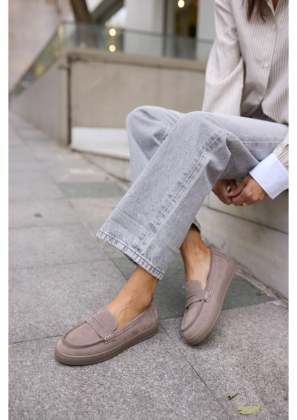 Craft Kadın Vizon Gercek Suet Loafer Ayakkabi fiyatları
