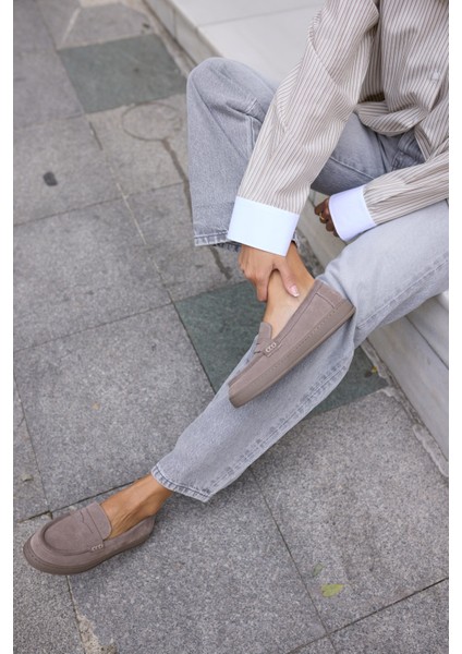 Craft Kadın Vizon Gercek Suet Loafer Ayakkabi fırsatları